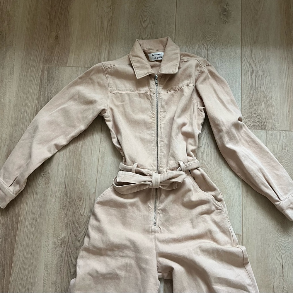 Reformation Ricky Pink Boiler Jumpsuit - Picture 4 of 8